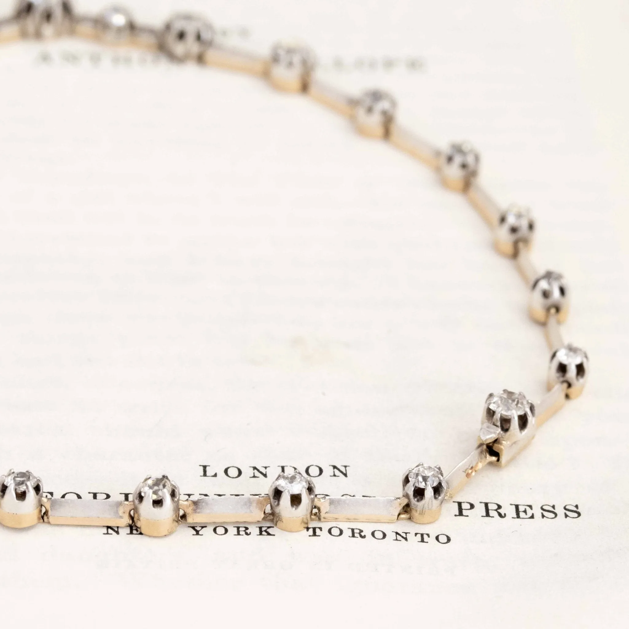 10.65ctw Victorian Old European Cut Convertible Riviere Necklace/Ring