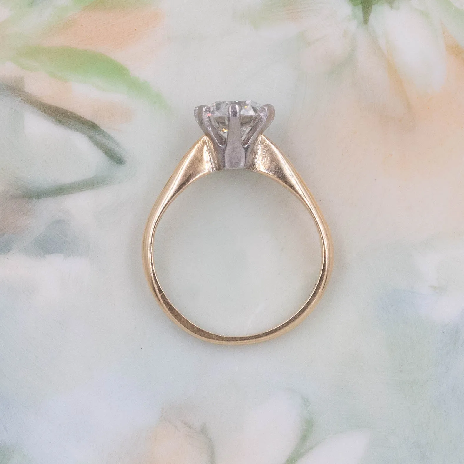 1.16 Carat Antique Diamond Six-Prong Solitaire c. 1920s