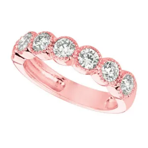 1.40 Carat Natural Diamond Ring G SI 14K Rose Gold