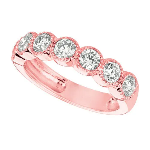 1.40 Carat Natural Diamond Ring G SI 14K Rose Gold