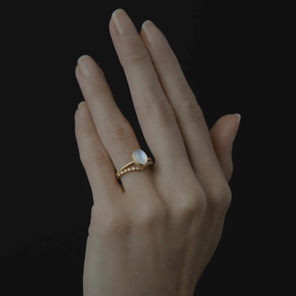 1.82 Carat One-of-a-Kind Moonstone Ring | RMR17-OOAK
