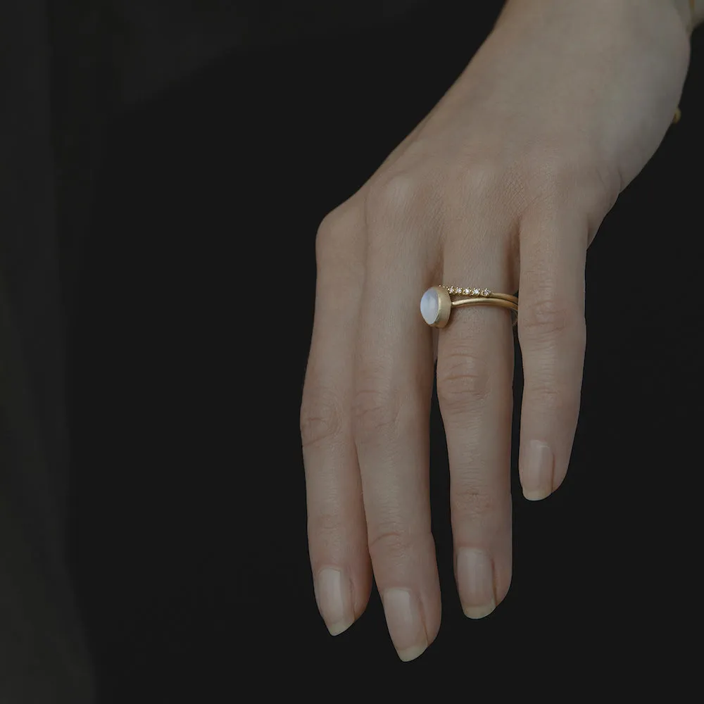1.82 Carat One-of-a-Kind Moonstone Ring | RMR17-OOAK