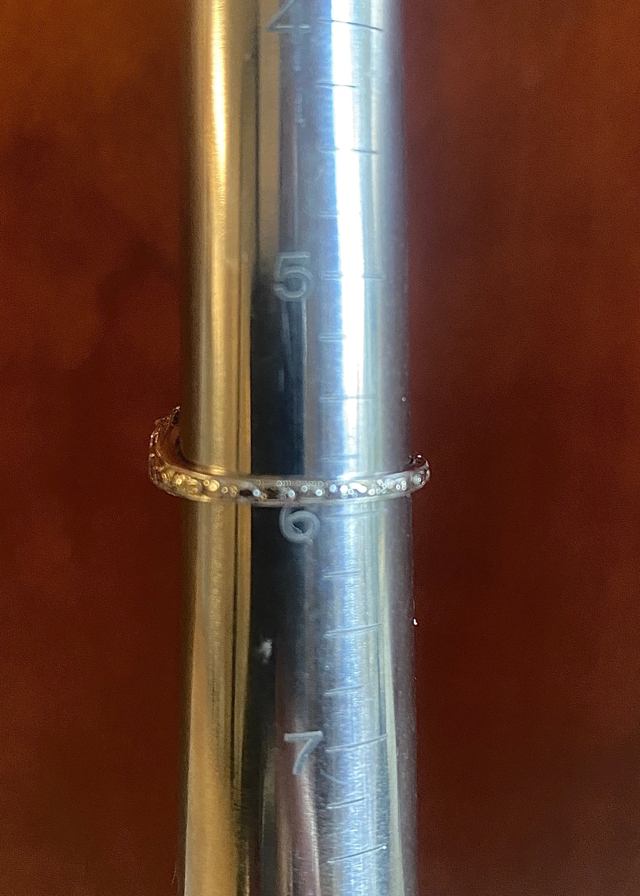 18k Genuine Traub Orange Blossom Diamond Engagement Ring
