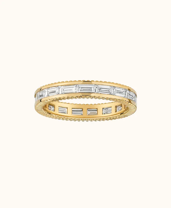 18K Yellow Gold Diamond Eclat Band