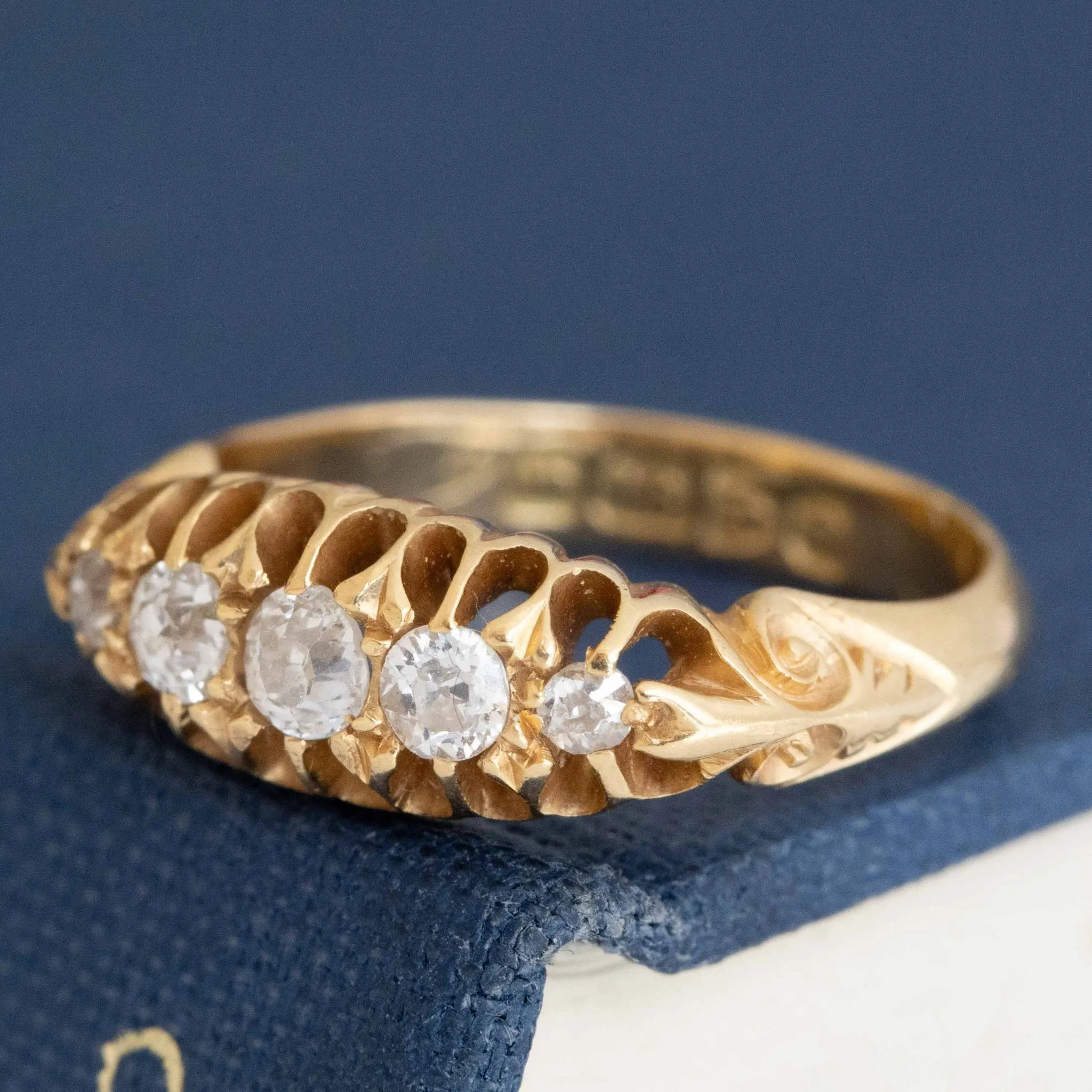 .29ctw Victorian Old European Cut Diamond Band