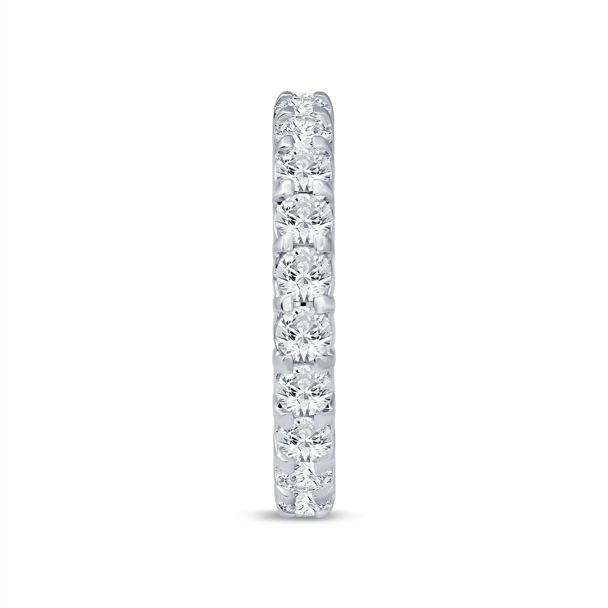 3.0ctw Round Diamond Shared Prong Platinum Eternity Band