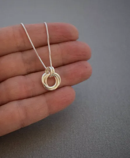30th Birthday Gift for Her | Sterling Silver Birthday Necklace | 30th Birthday Gifts