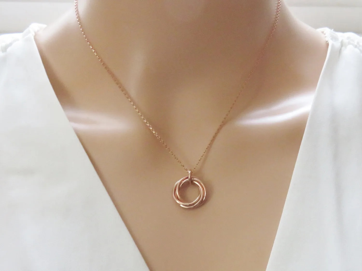 30th Birthday Necklace | Rose Gold Birthday Gift | 30th Birthday Gift Ideas