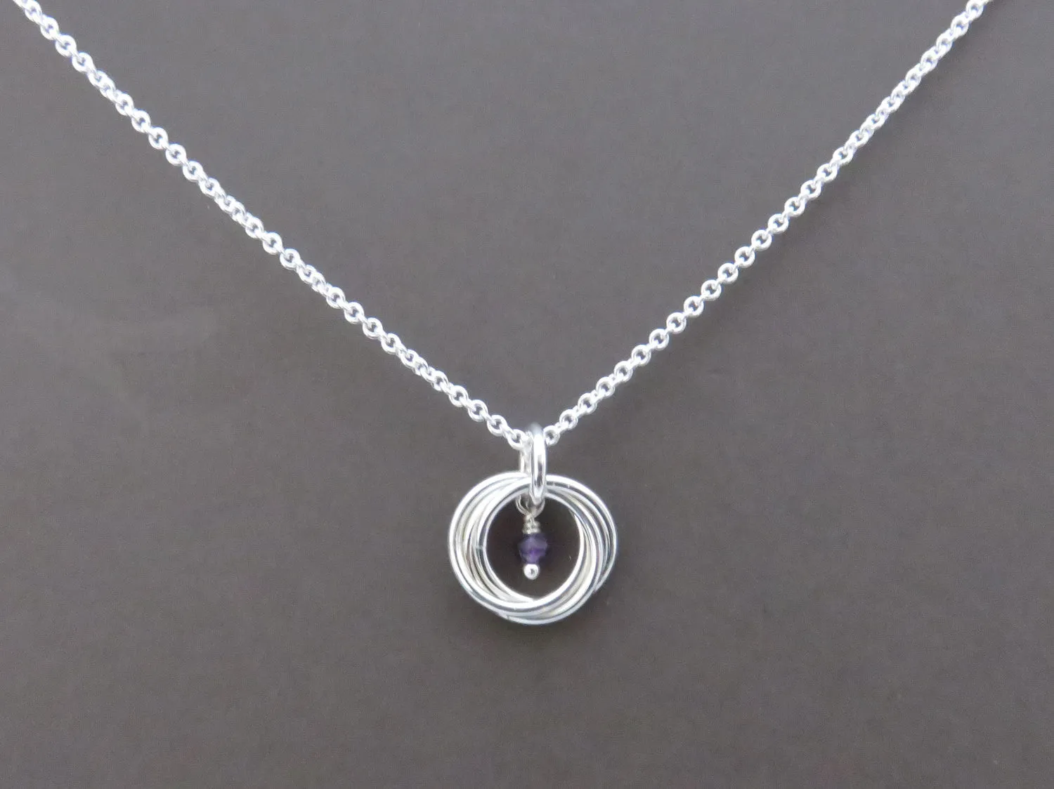 30th Birthday Necklace | Sterling Silver Birthstone Necklace | 30th Birthday Gift