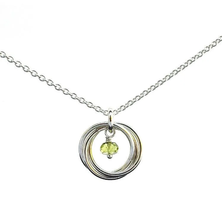 30th Birthday Necklace | Sterling Silver Birthstone Necklace | 30th Birthday Gift