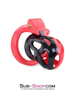 3445AE-SIS      Chastity Sissy Cocktease and Torment Sensation Cage High Security Locking Male Chastity Device