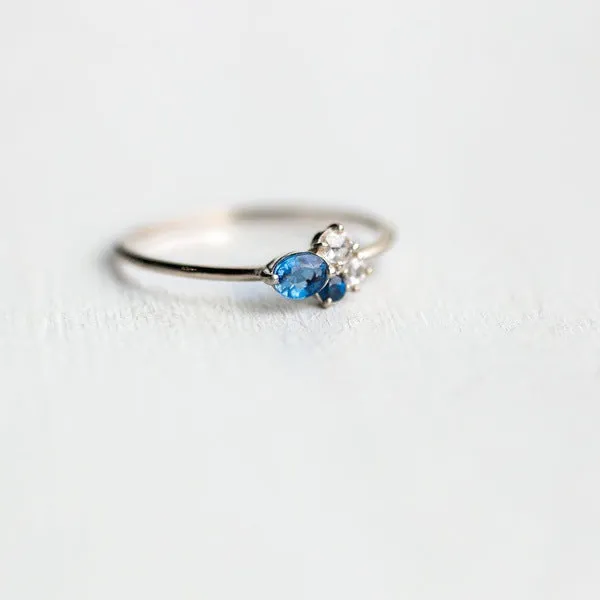 3pcs set Crystal Rings