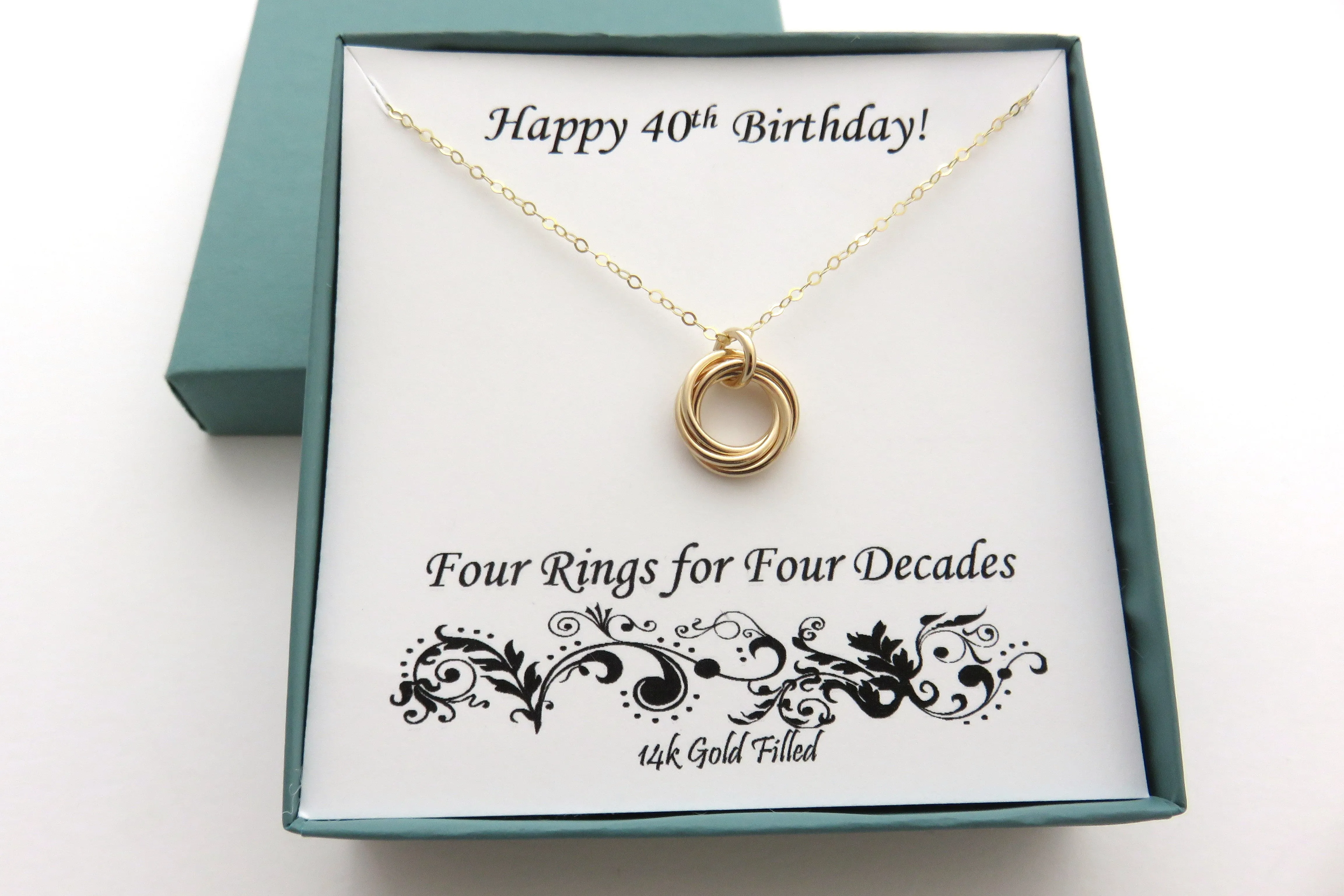 40th Birthday Gift for Her | Gold 40th Birthday Gift | 40th Birthday Gifts