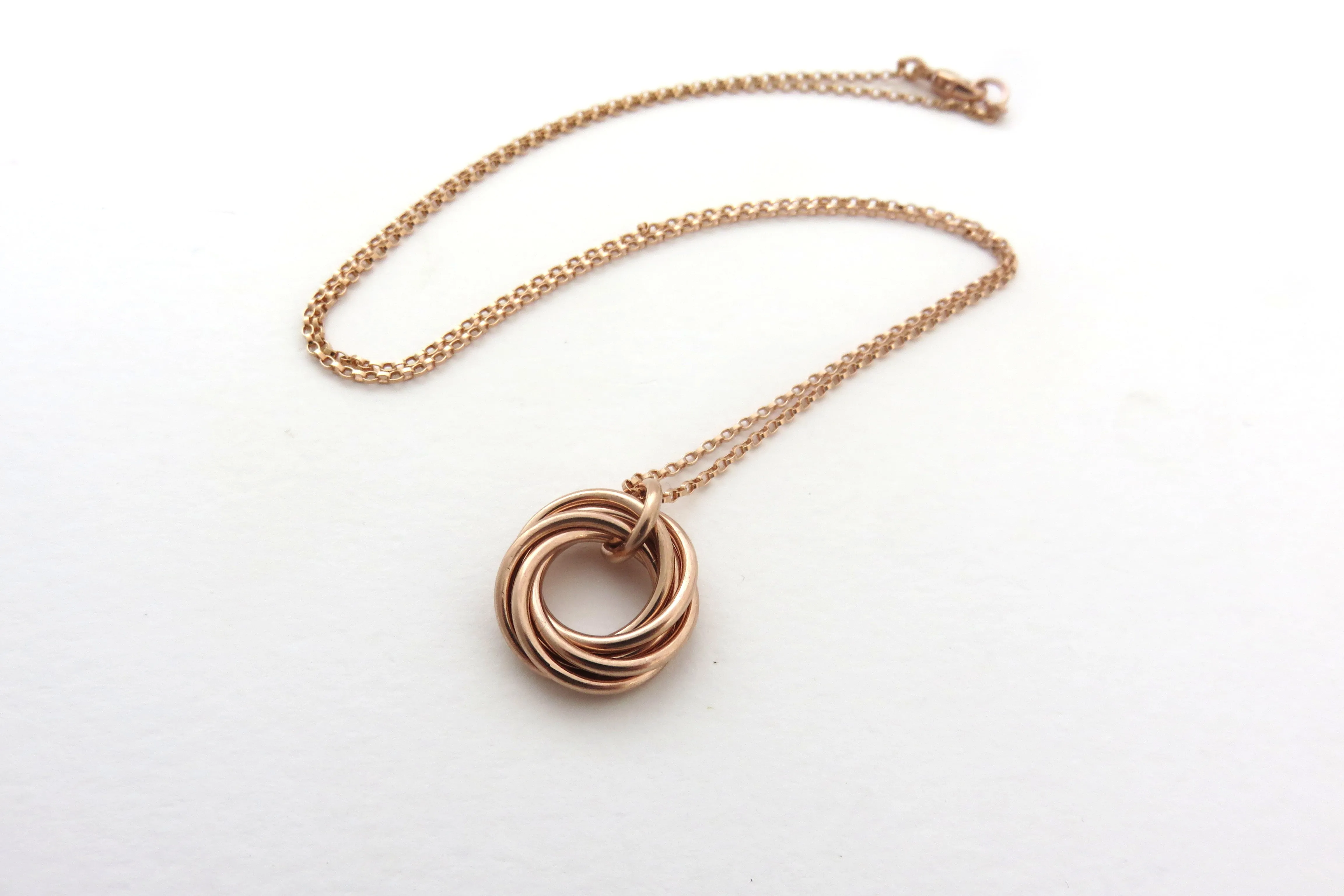 60th Birthday Gift for Women | Rose Gold Ring Necklace | 60th Birthday Gifts