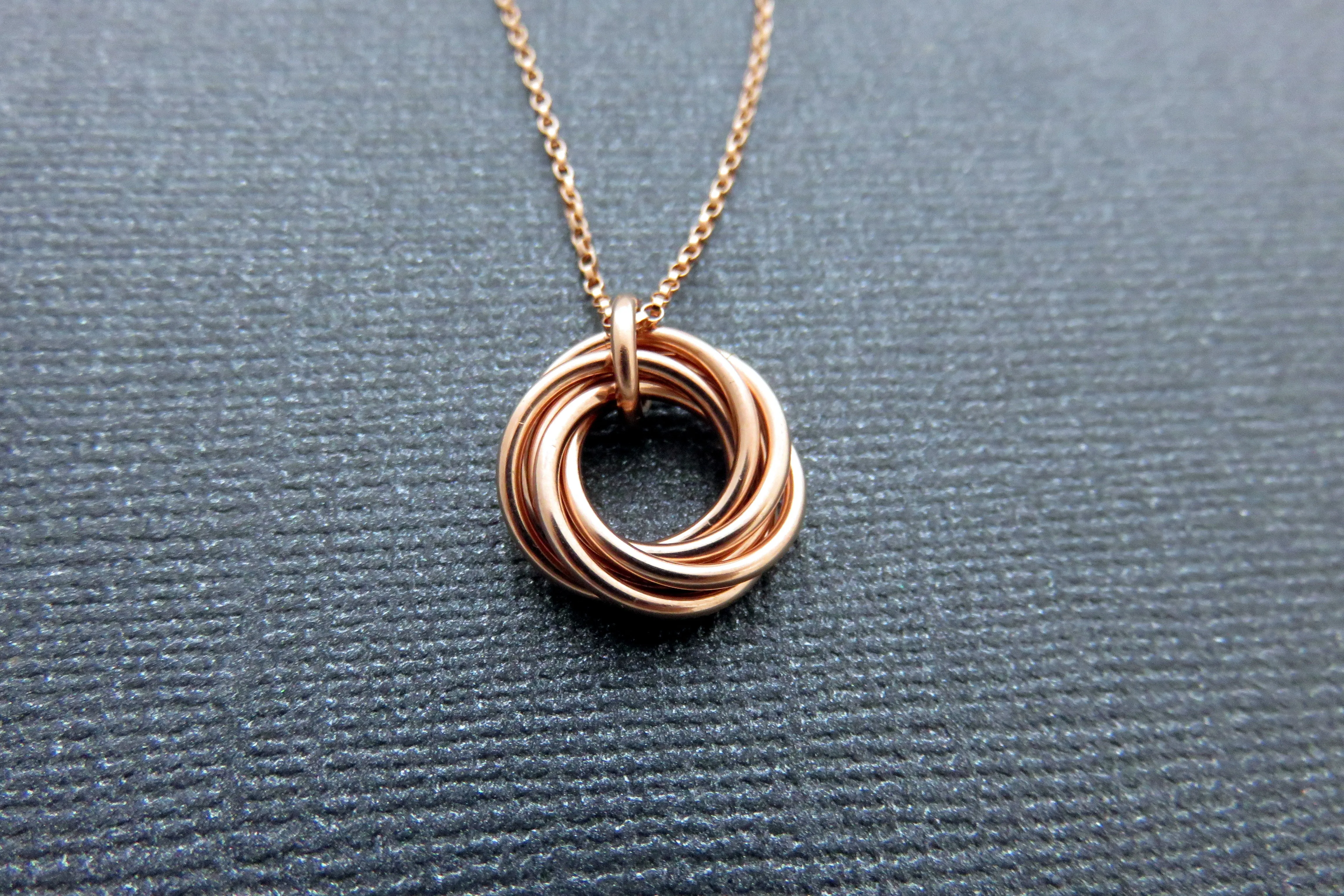60th Birthday Gift for Women | Rose Gold Ring Necklace | 60th Birthday Gifts