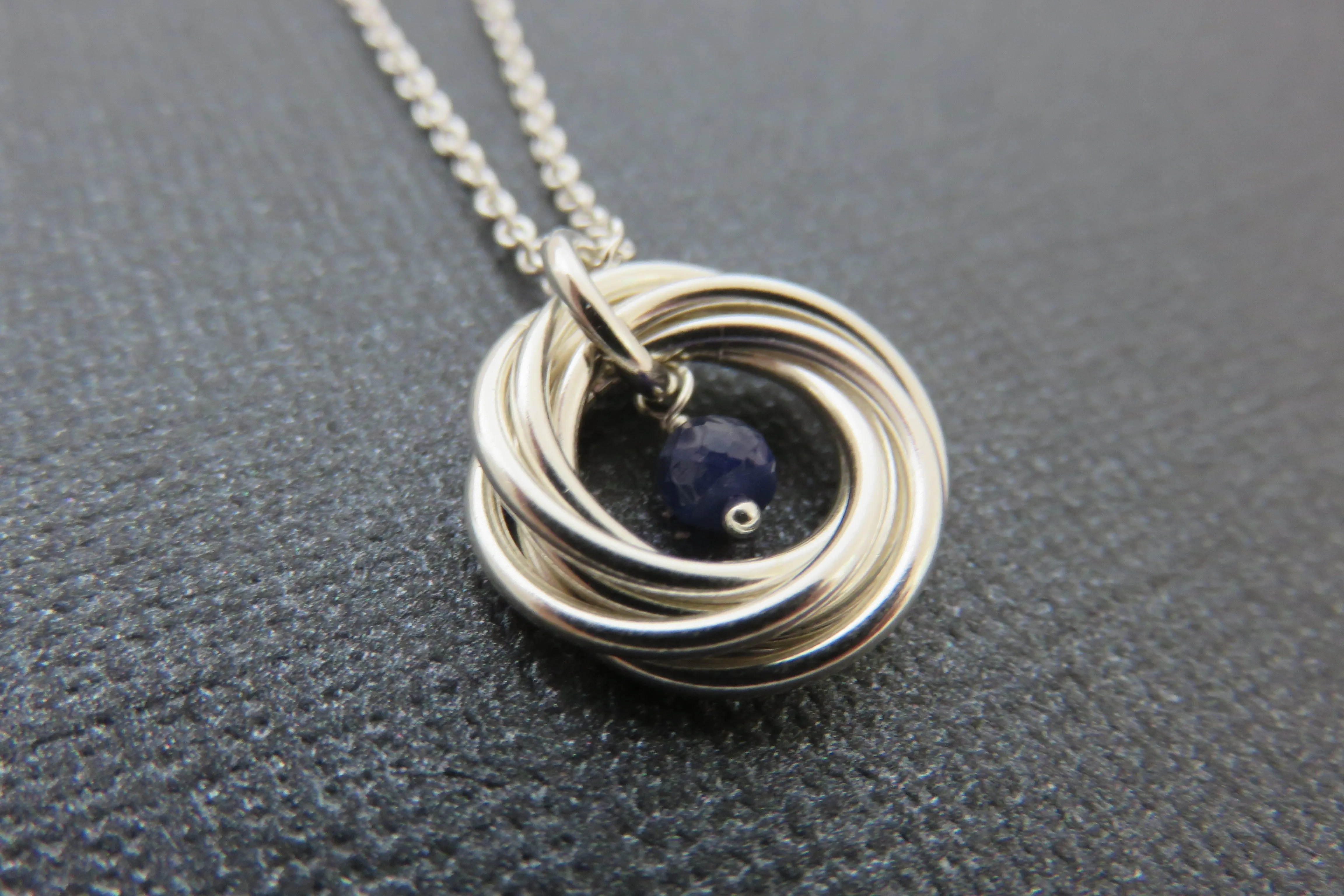 60th Birthday Gift | Sterling Silver Birthstone Necklace | 60th Birthday Gift for Women