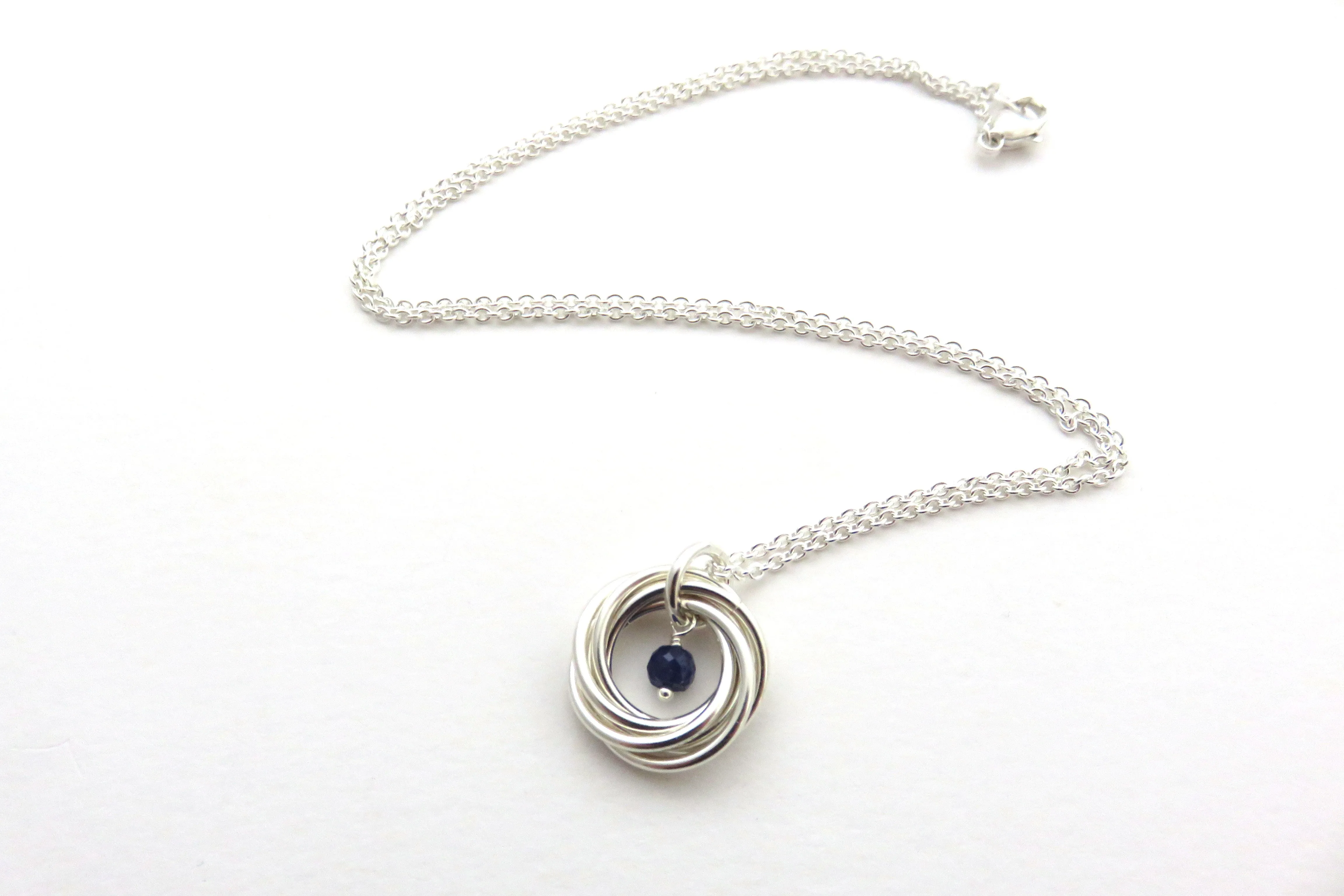 60th Birthday Gift | Sterling Silver Birthstone Necklace | 60th Birthday Gift for Women