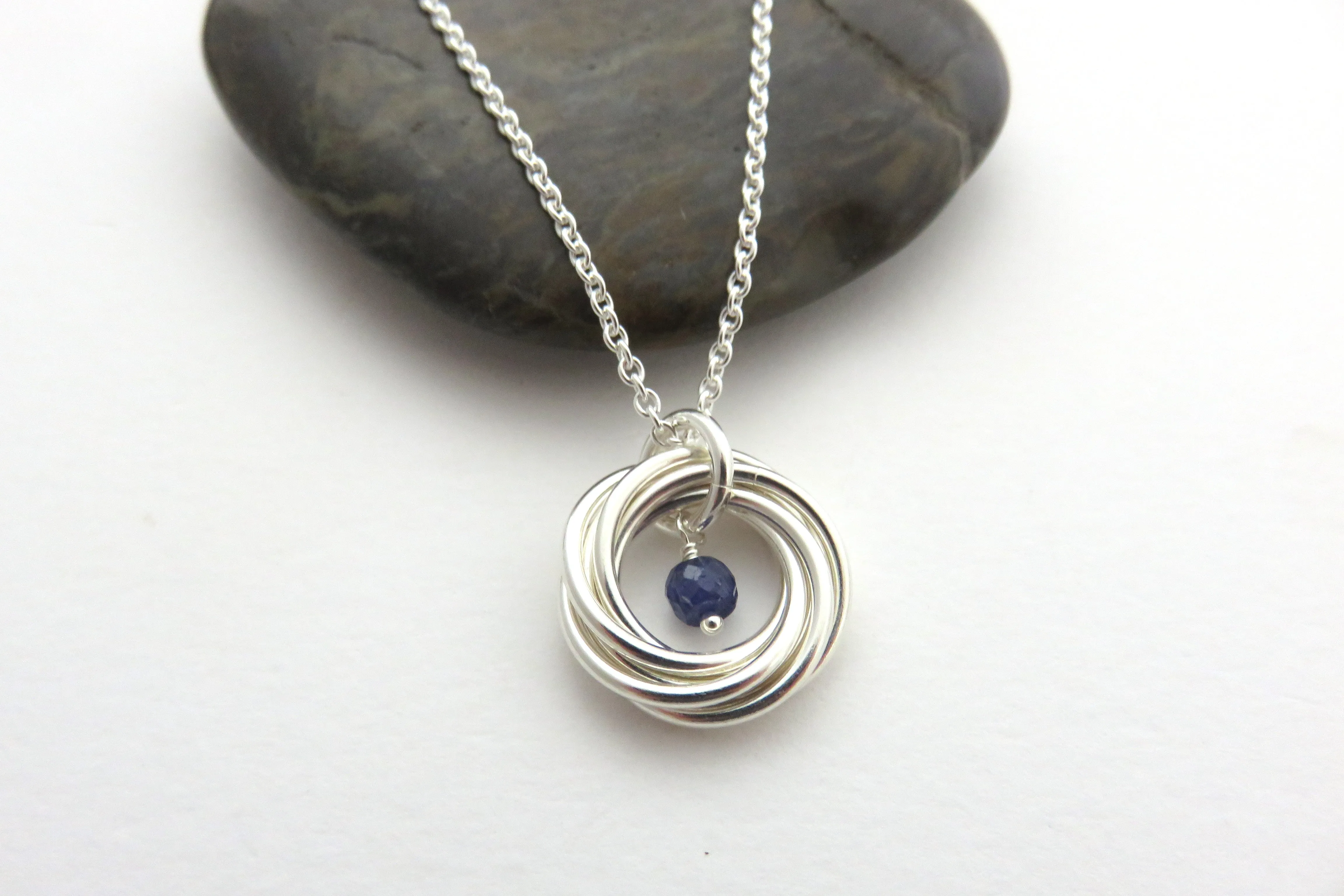 60th Birthday Gift | Sterling Silver Birthstone Necklace | 60th Birthday Gift for Women