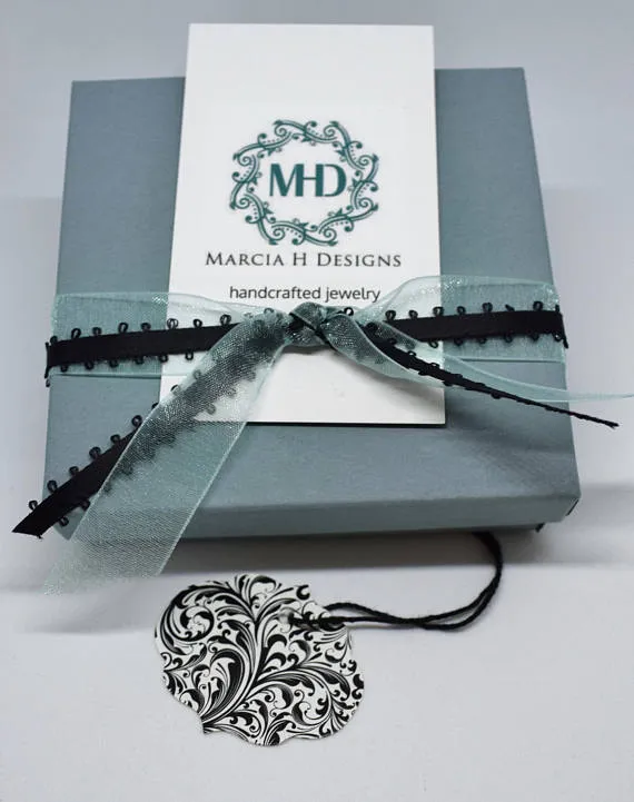 60th Birthday Gifts | Sterling Silver Six Ring Necklace | 60th Birthday Necklace