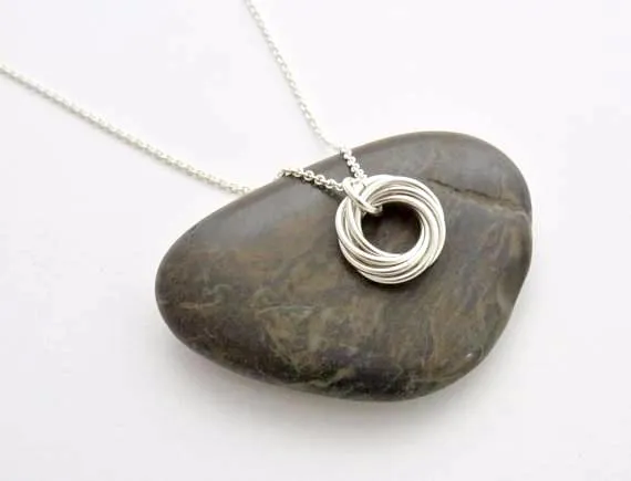 70th Birthday Gift | Sterling Silver Birthday Necklace | 70th Birthday Gifts for Women