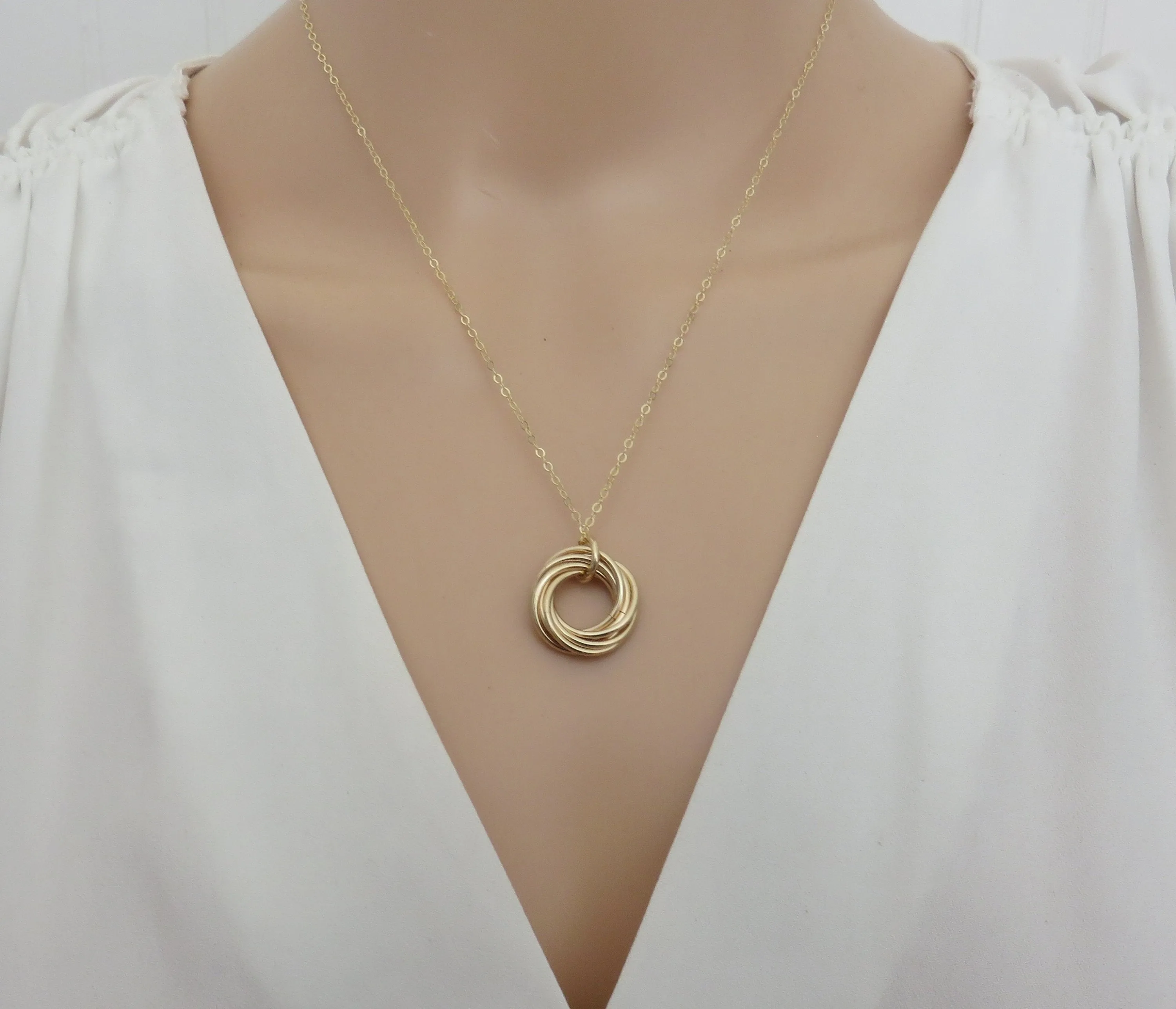 80th Birthday Gift for Women | Gold Filled Necklace | 80th Birthday Gifts