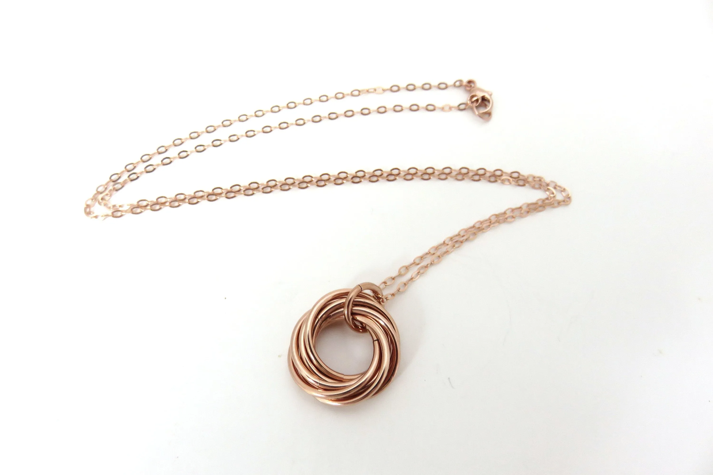 80th Birthday Gift | Rose Gold Necklace | 80th Birthday Necklace