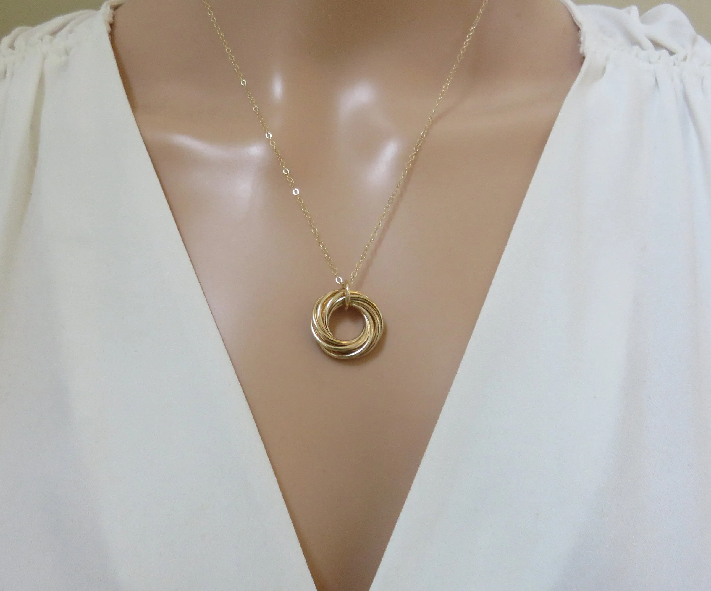 90th Birthday Gift for Women | Gold Filled Birthday Necklace | 90th Birthday Gift Ideas