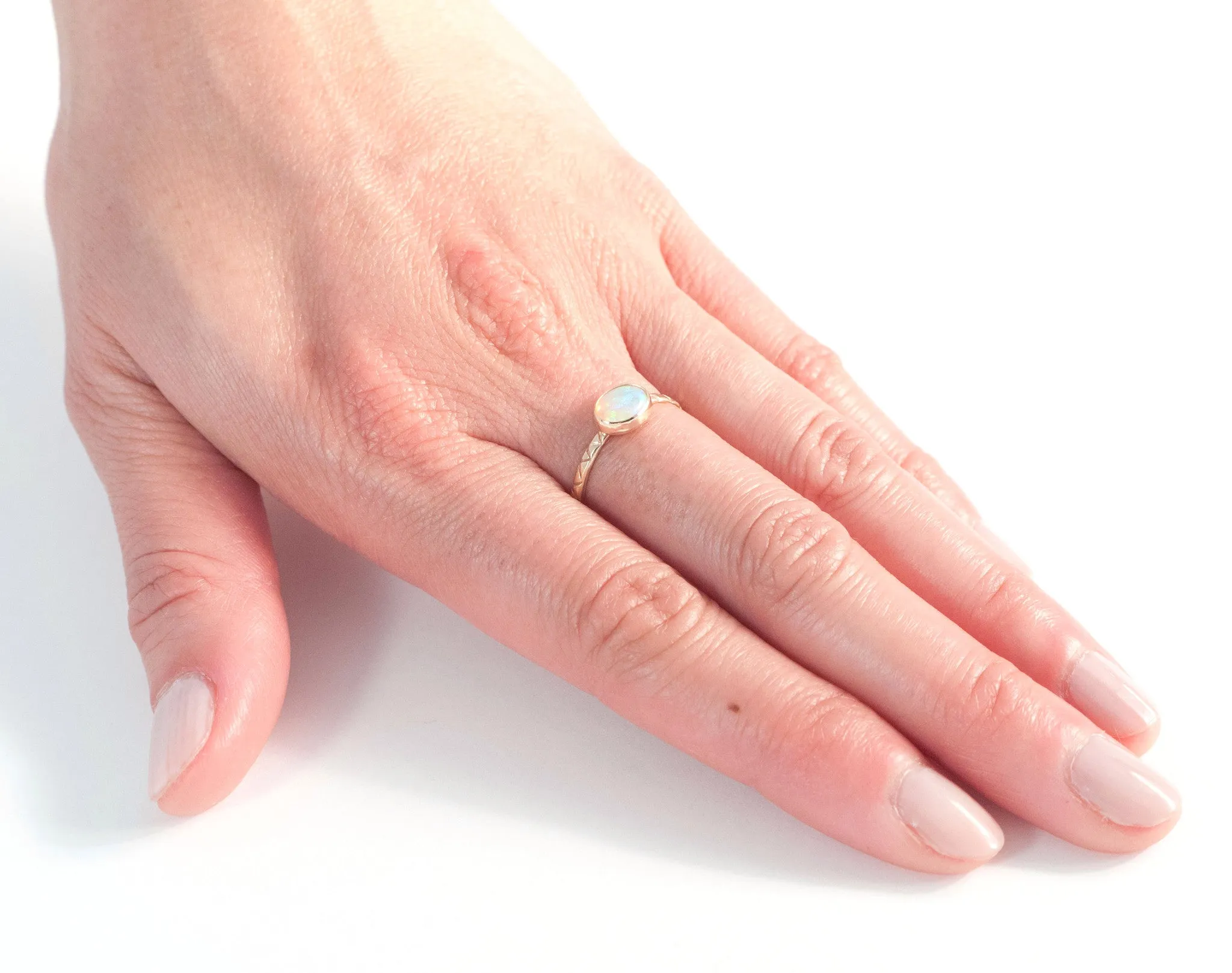 Agua Clara Opal Ring - Oval