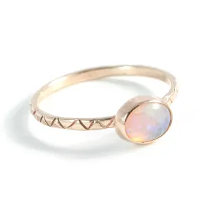 Agua Clara Opal Ring - Oval