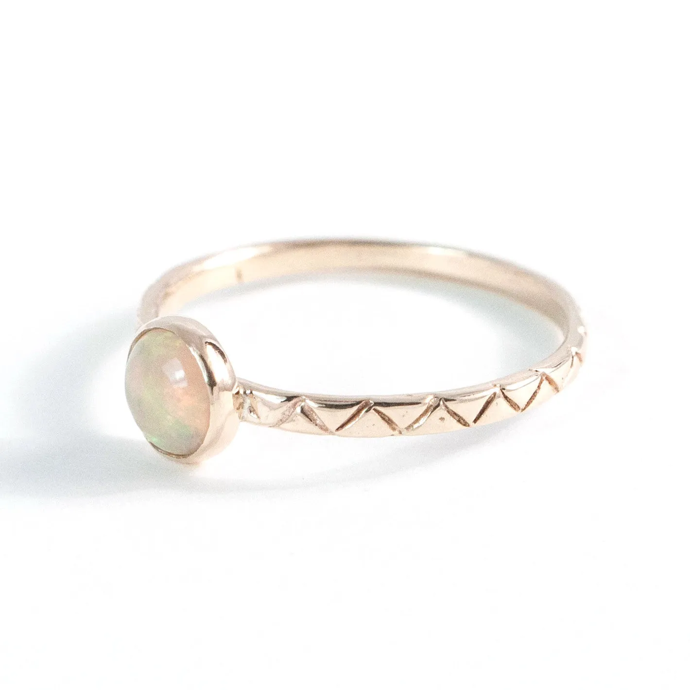 Agua Clara Opal Ring - Round