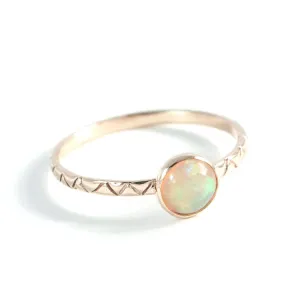 Agua Clara Opal Ring - Round