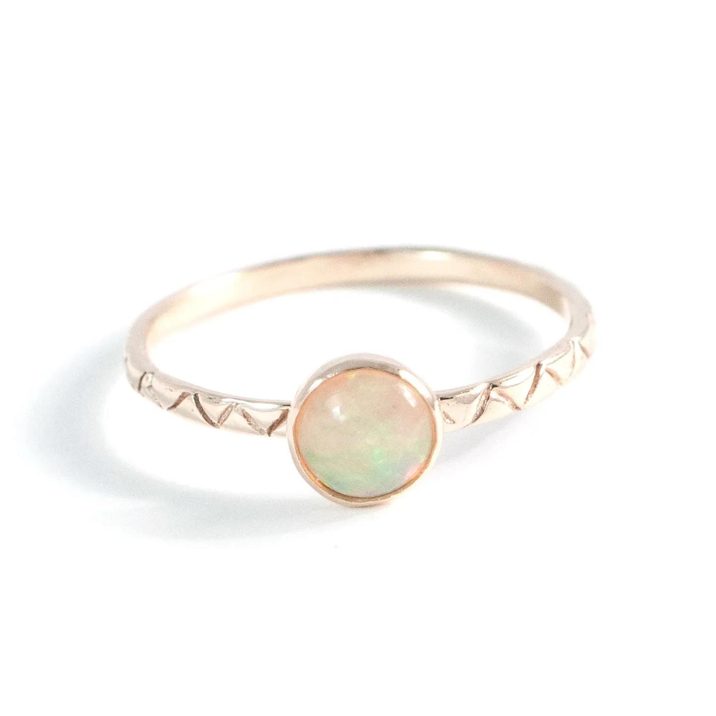 Agua Clara Opal Ring - Round