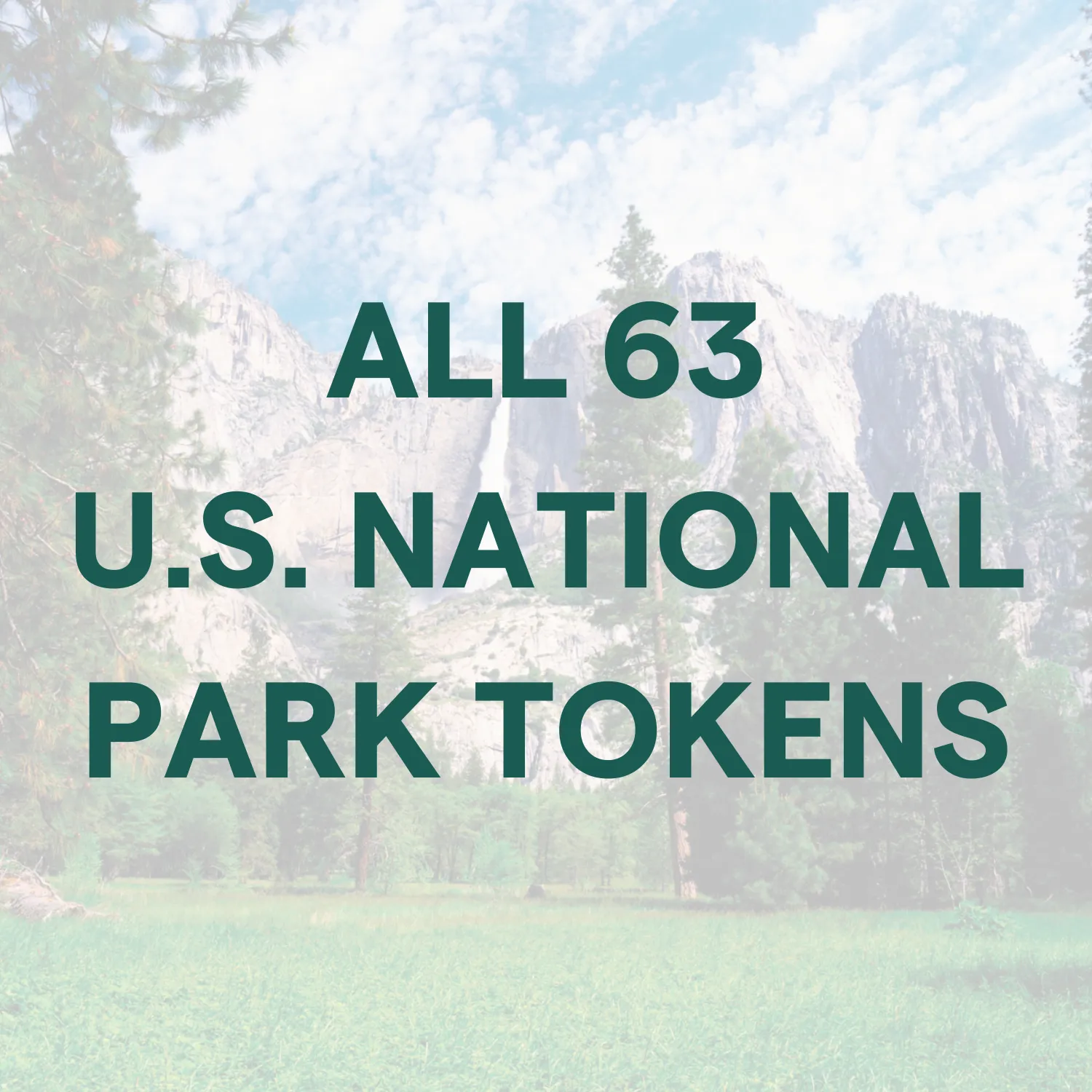 All 63 US National Park Tokens (Legacy)