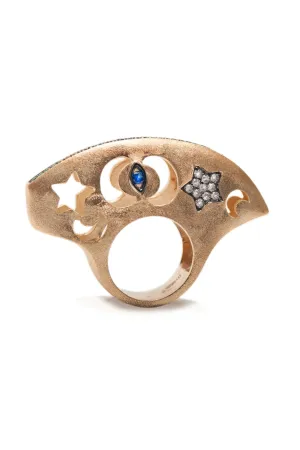 Ammanii The Heavely Dome Ring Vermeil Gold