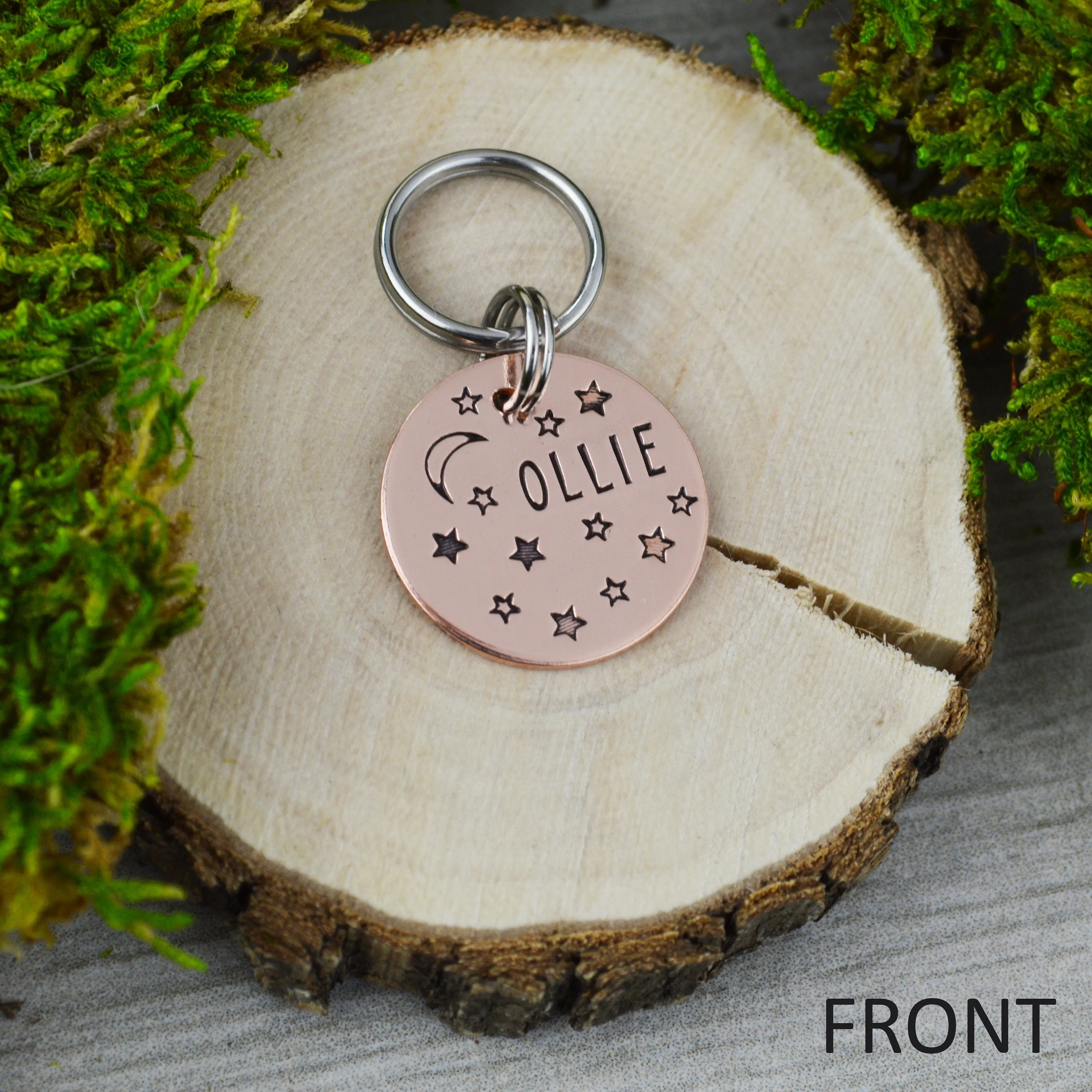 Among the Stars Mini Pet ID Tag