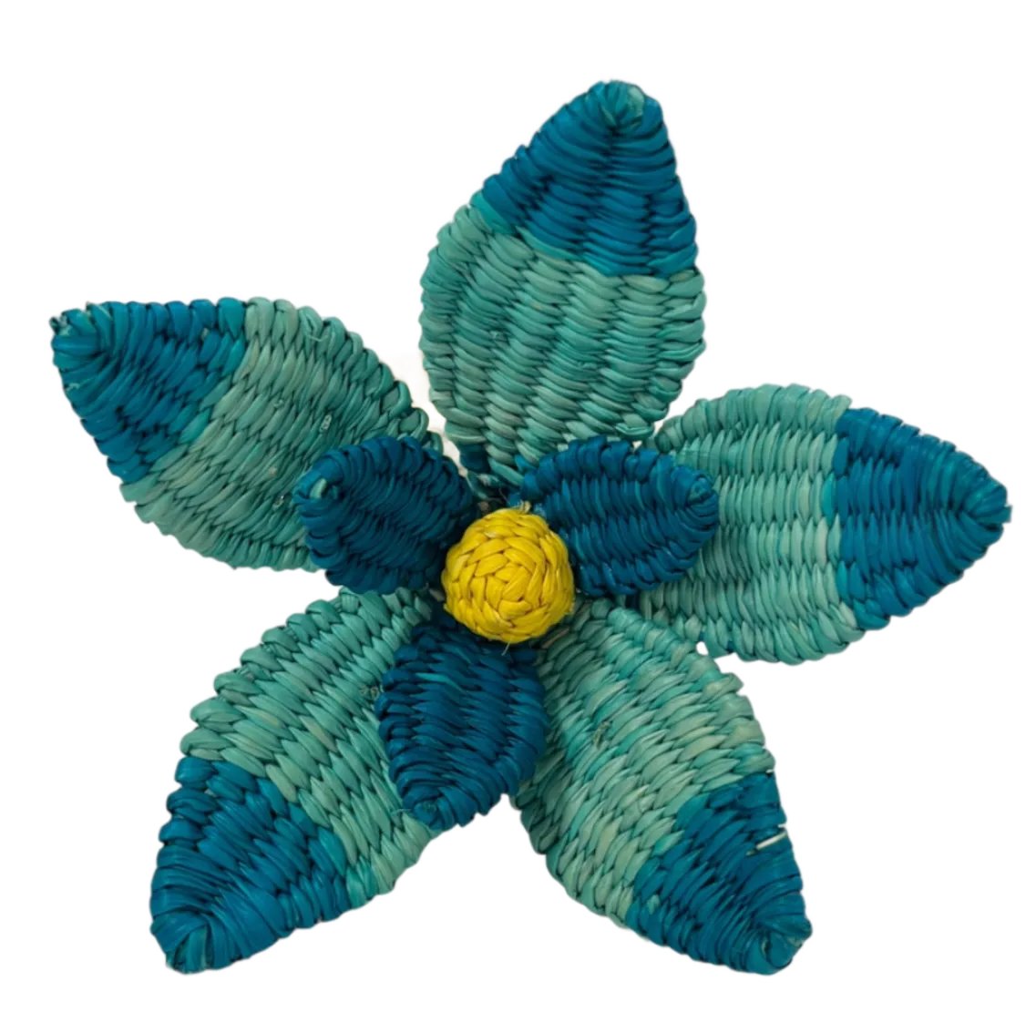 Aquamarine Bloom Napkin Ring- Set of four
