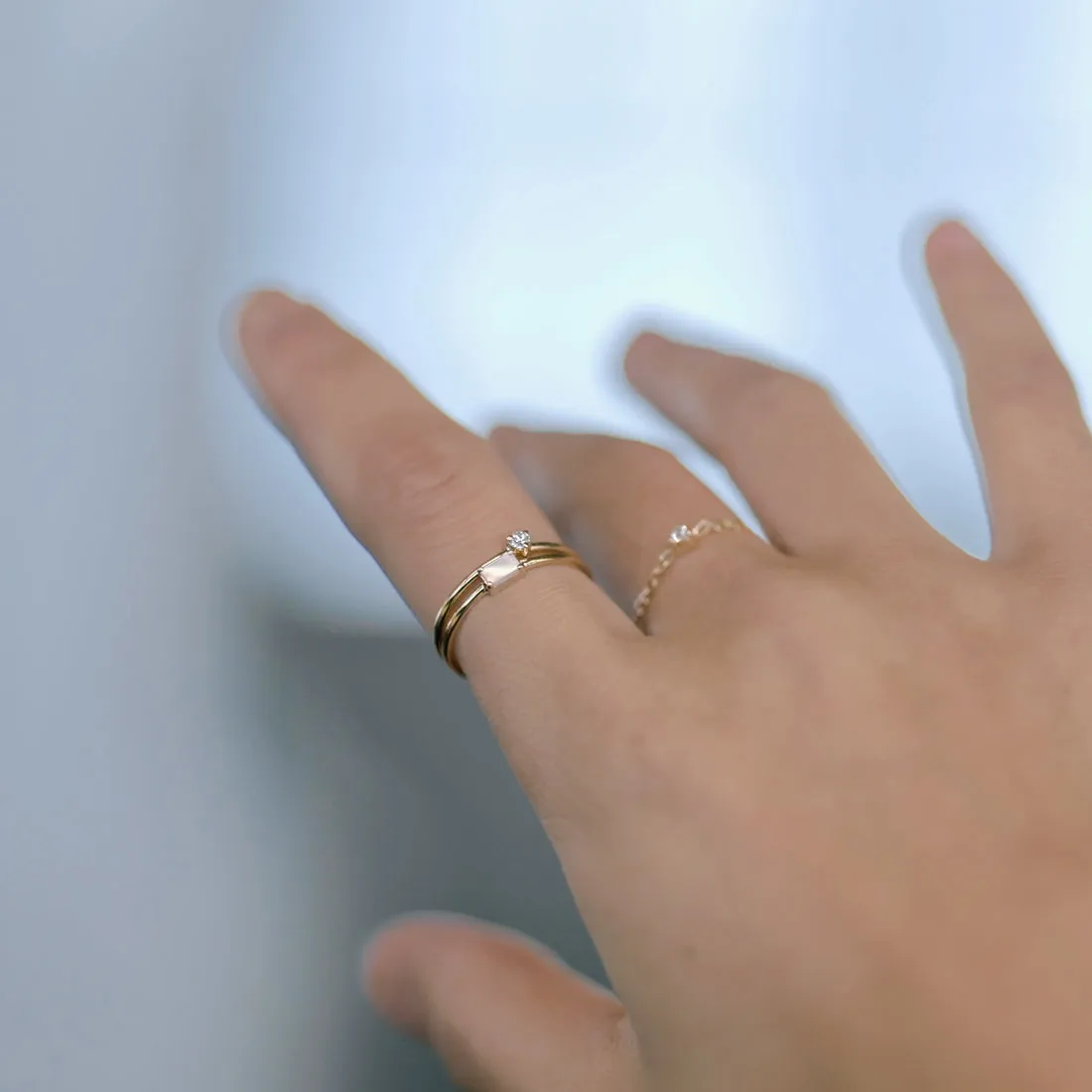 Arete Diamond Ring