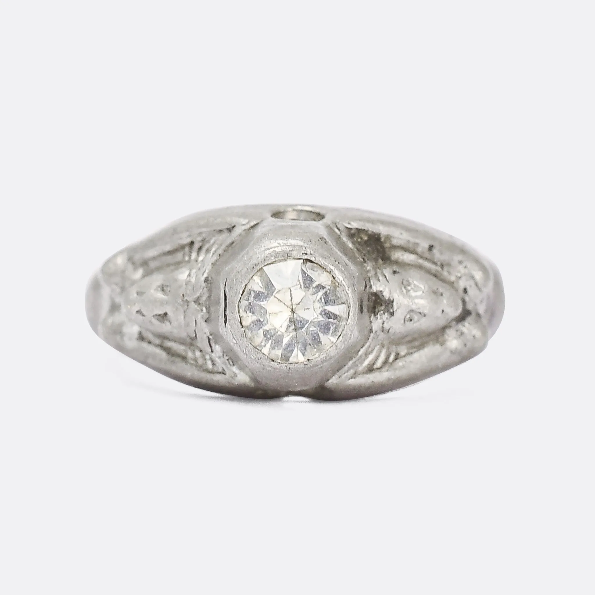 Art Nouveau Naked Lady Stanhope Ring