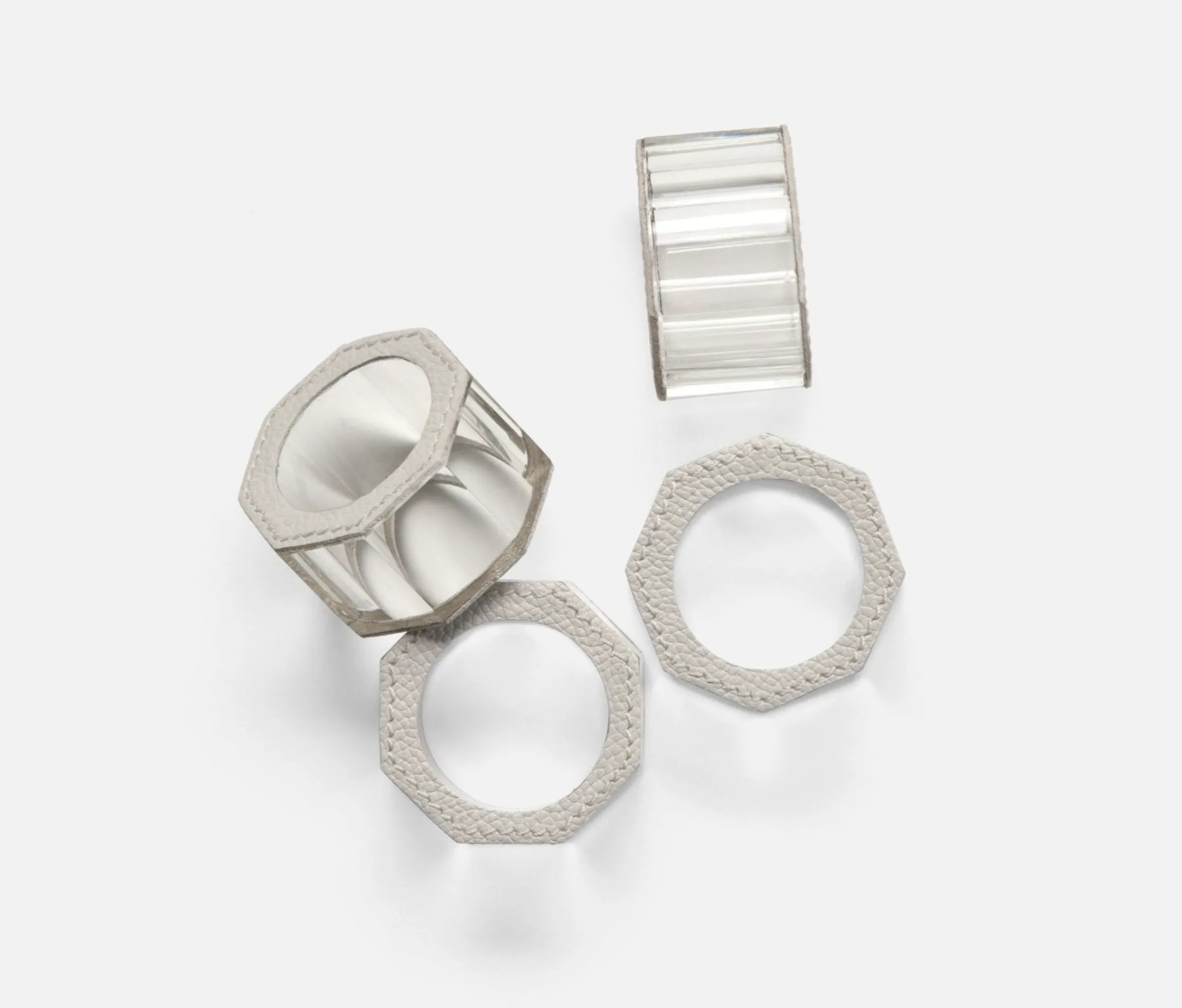 Arthur Napkin Ring / Light Gray