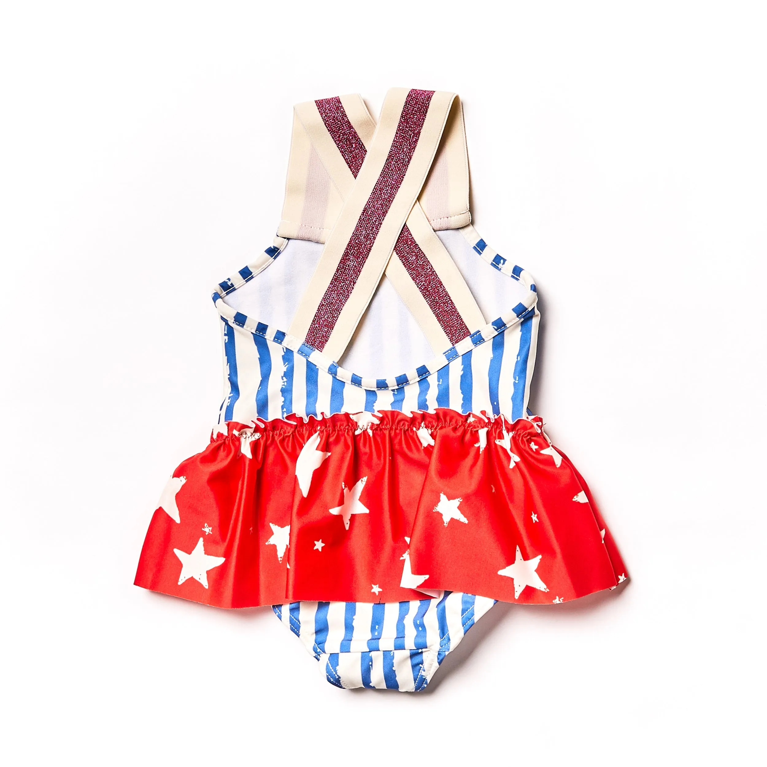 Baby Swim Suit // blue stripes
