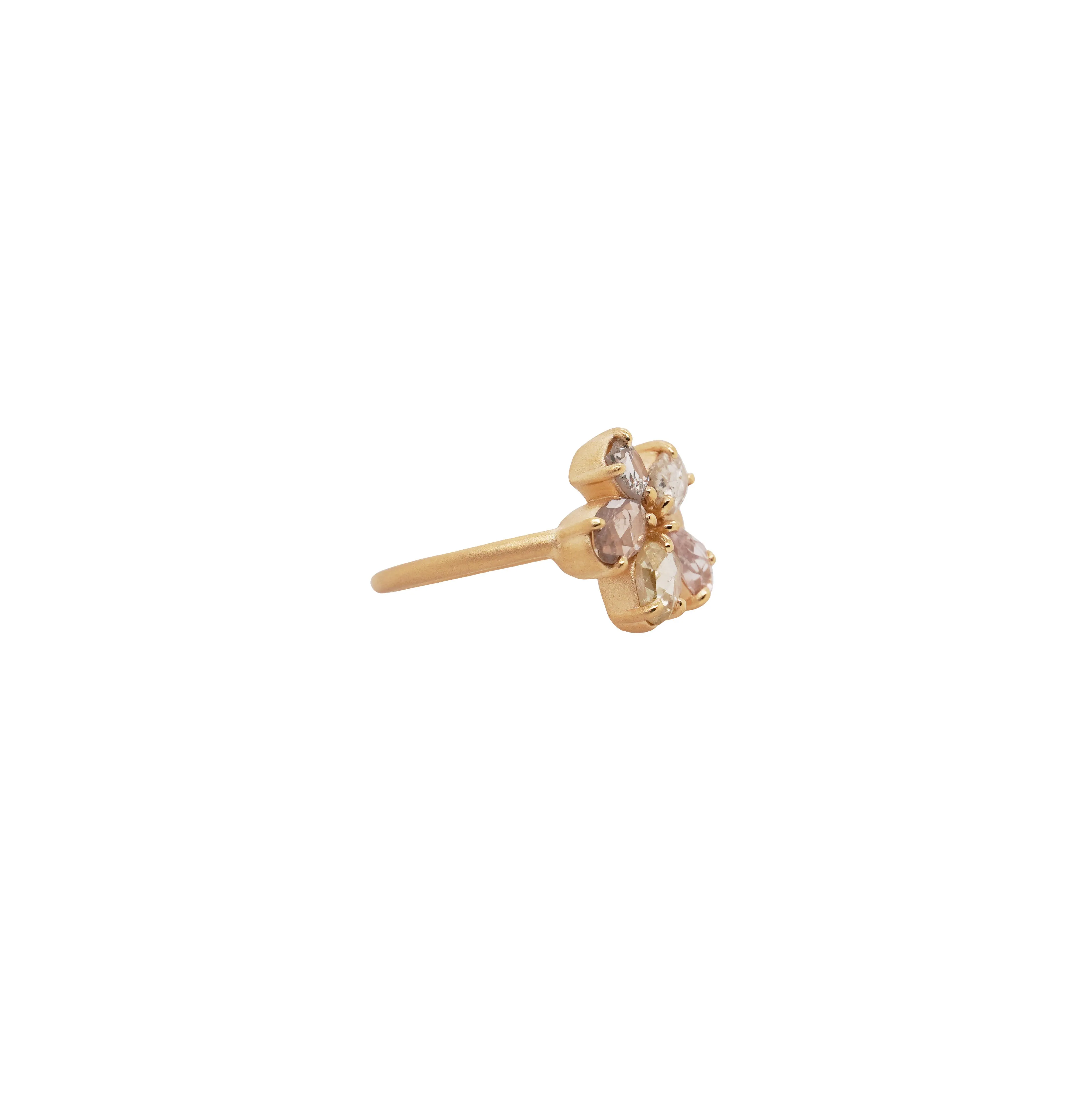 Balsam Antique Floret Diamond Ring