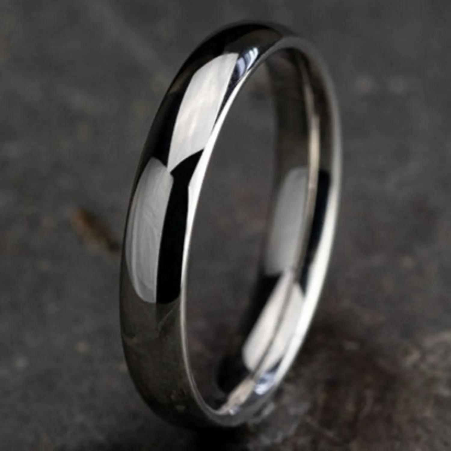 Benchmark Classic 4MM Comfort Fit High Polished Wedding Band