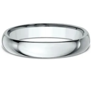 Benchmark Classic 4MM Comfort Fit High Polished Wedding Band