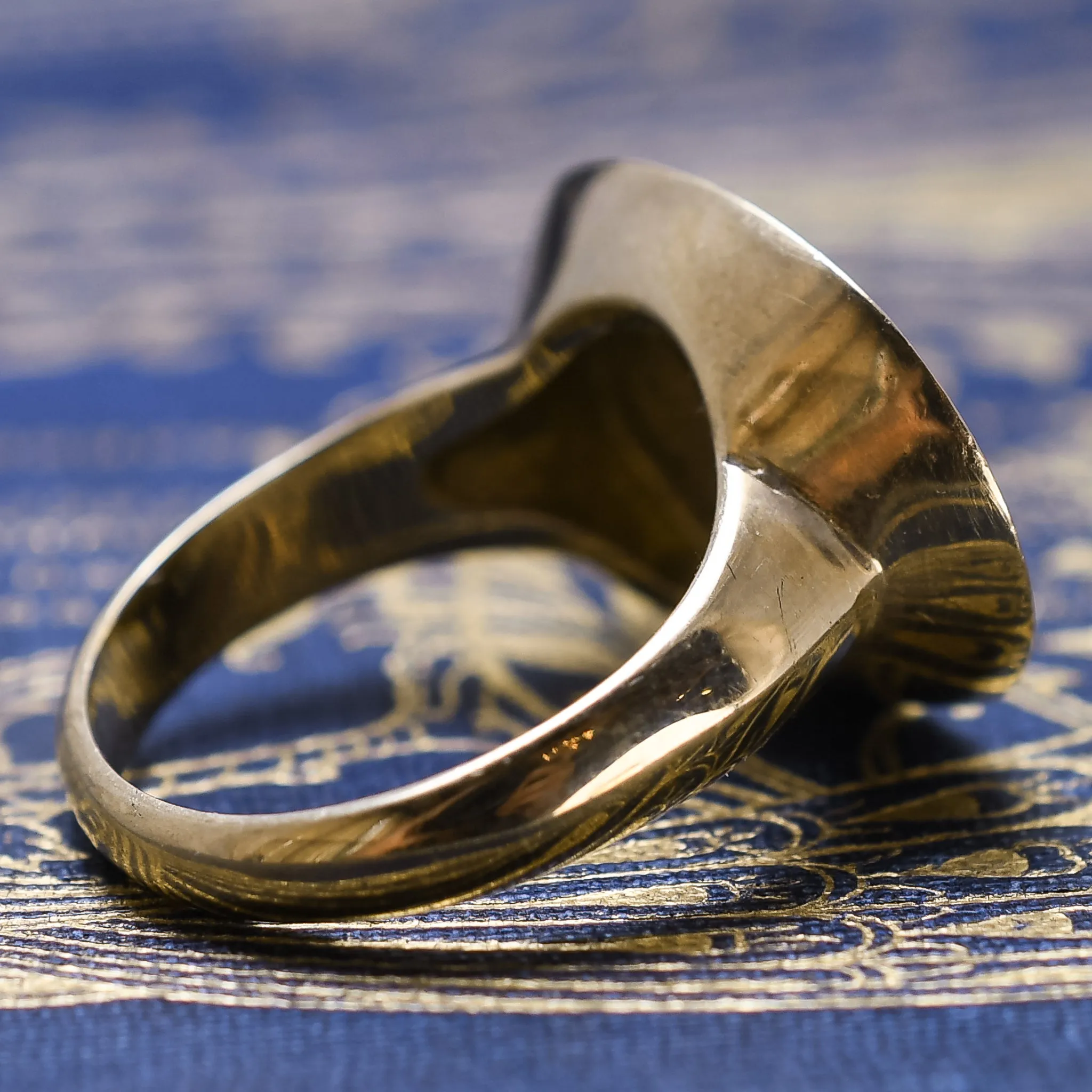 Bespoke "I Love You" Rebus Puzzle Signet Ring