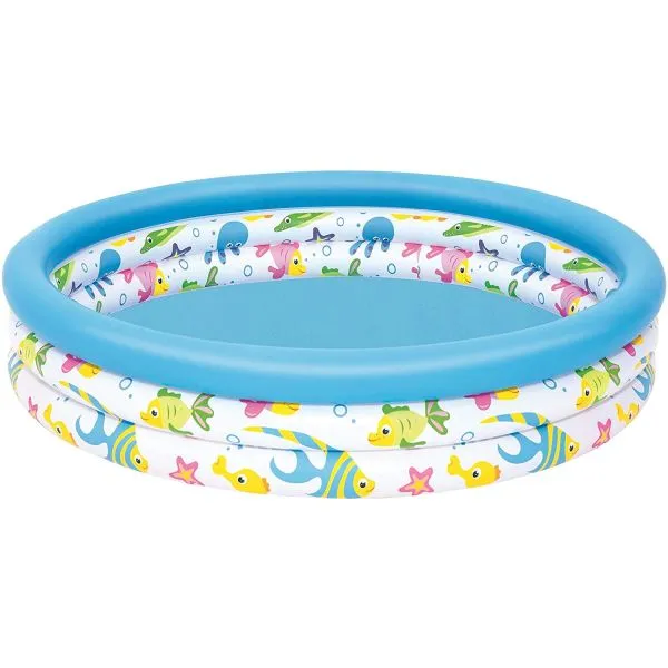 Bestway 48" X H10"/ 1.22M X H25CM Coral Kids Pool (Contents:One pool, repair patch)