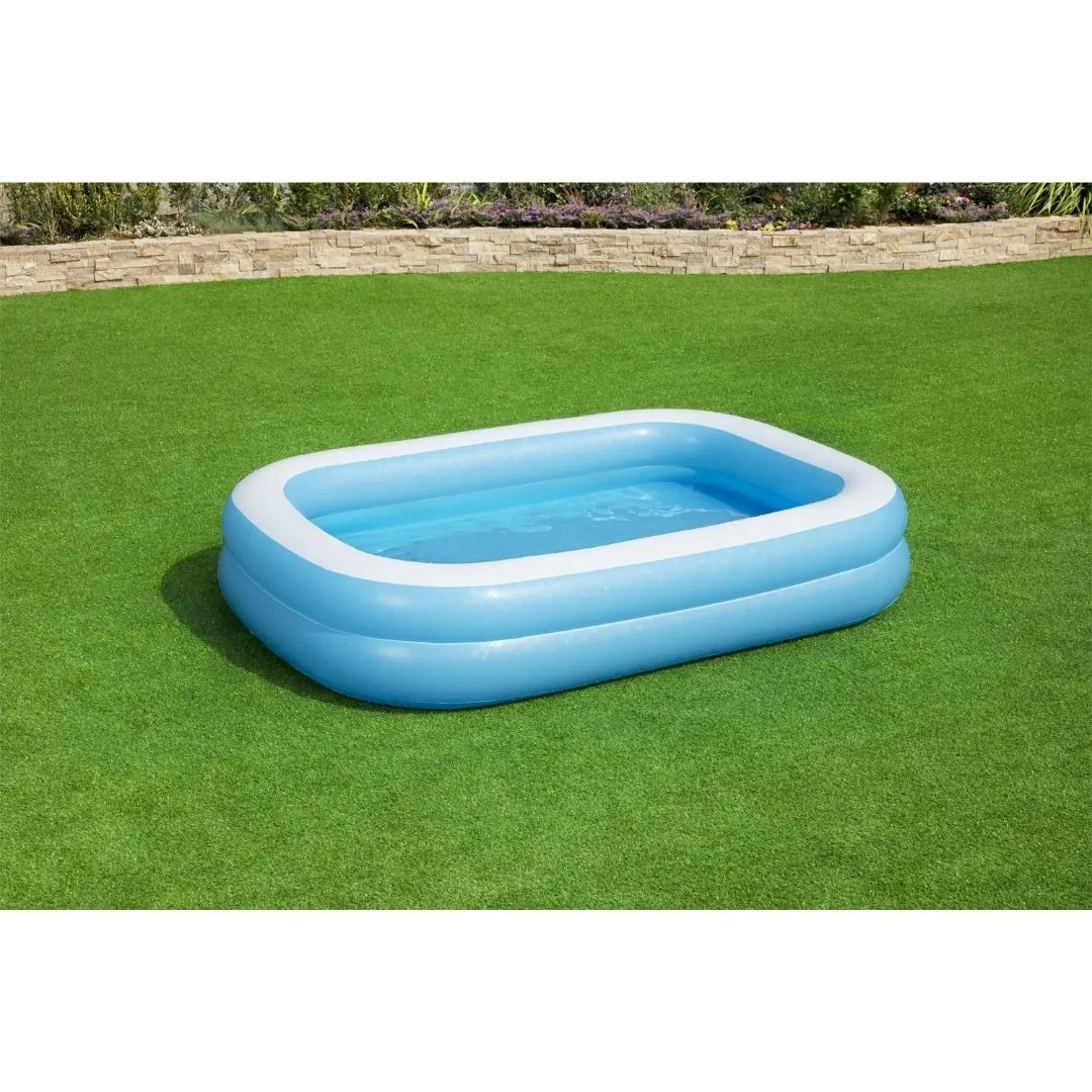 Bestway Family Rectangular Inflatable Pool, 262 x 175 x 51 cm