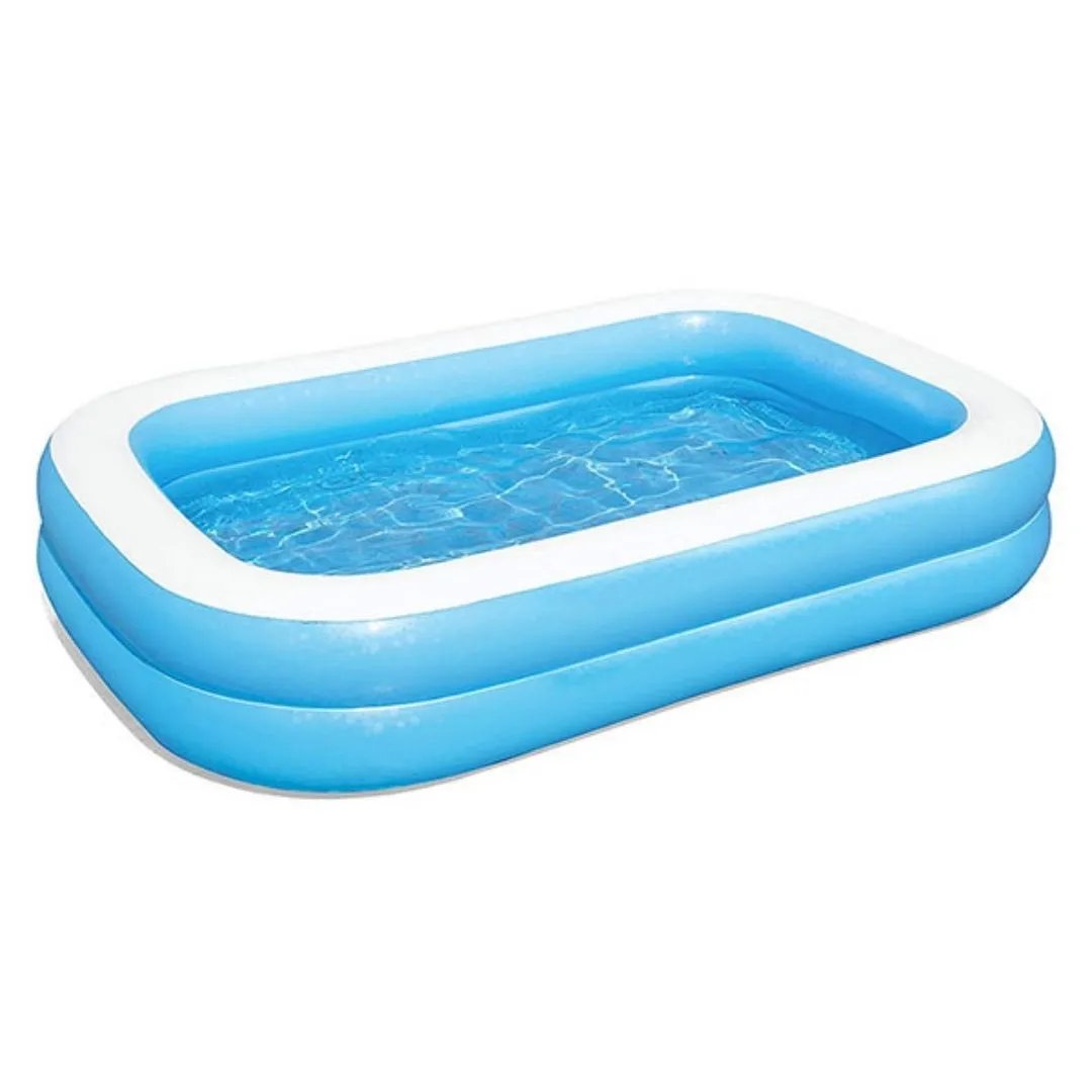 Bestway Family Rectangular Inflatable Pool, 262 x 175 x 51 cm