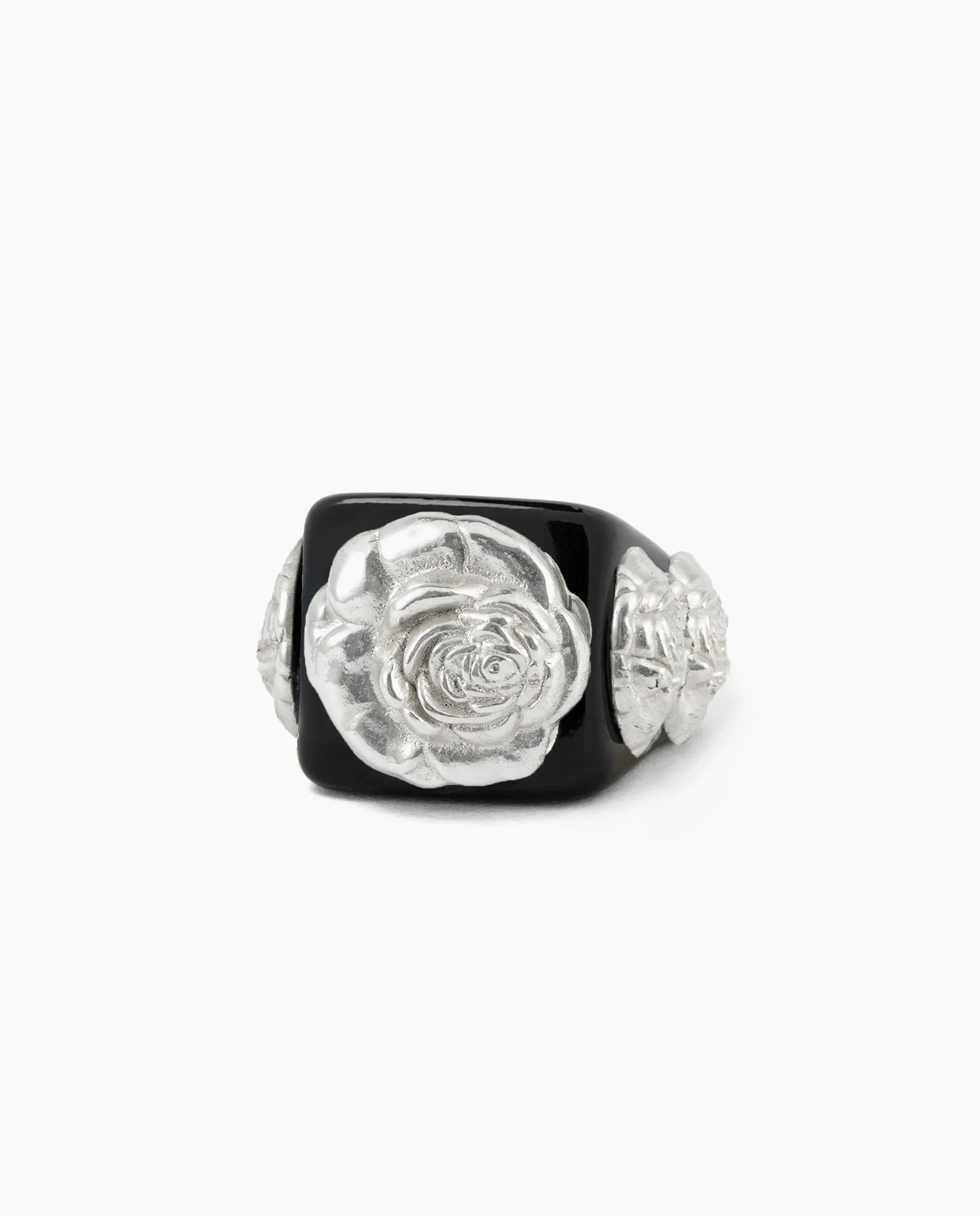 Black on Silver Rosetón