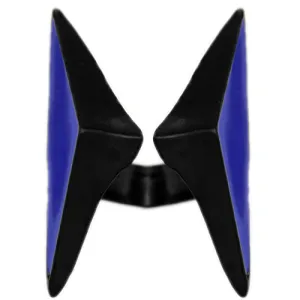 Blue Retro Cuff Ring