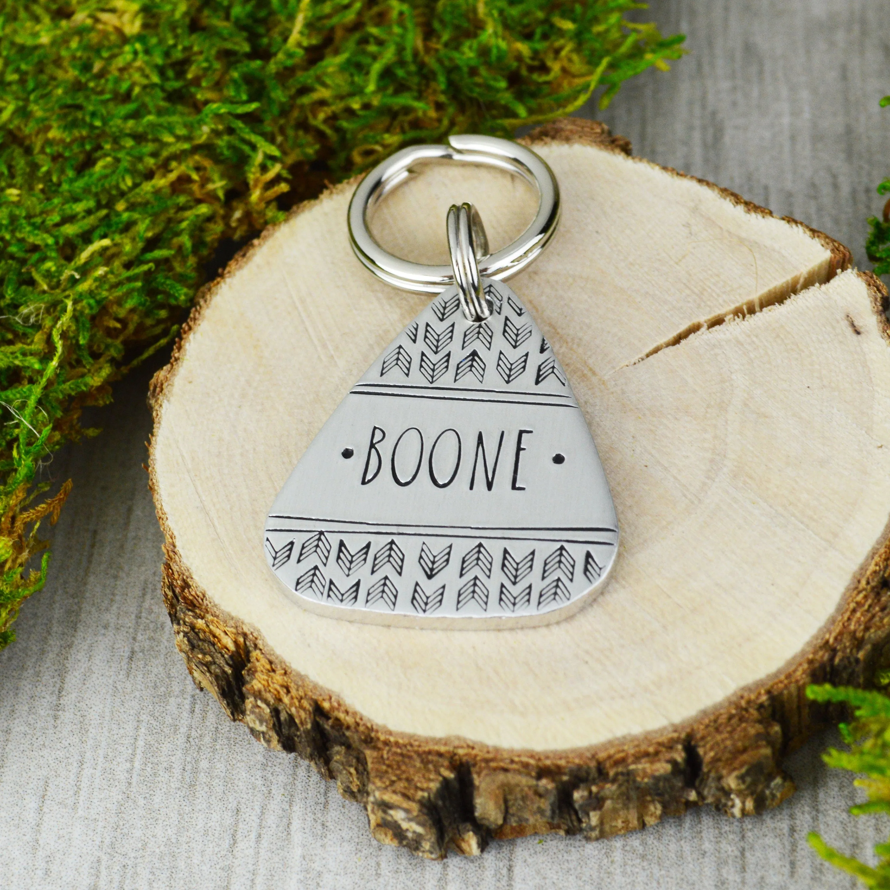 Boho Pattern Pet ID Tag